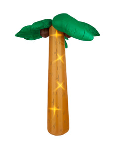 Widmann SRL Decoratie palmboom met licht opblaasbaar