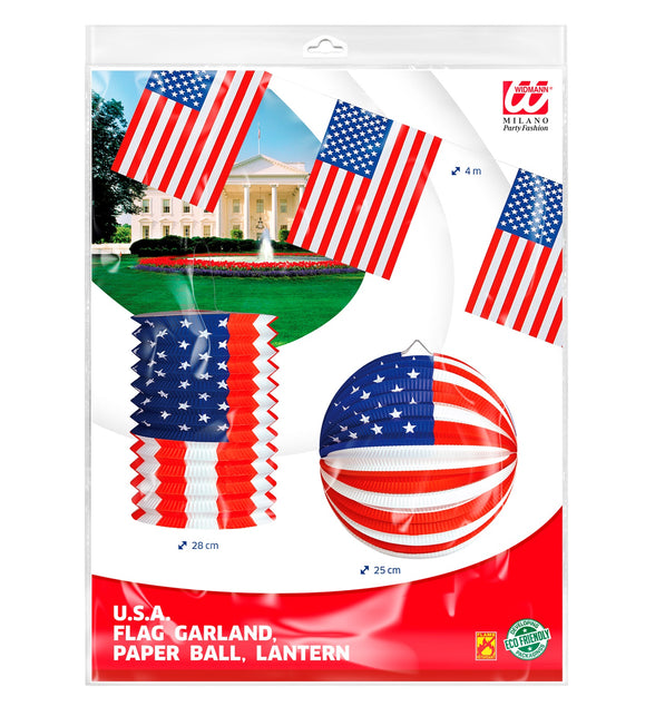 Widmann SRL Decoratie set Amerika USA