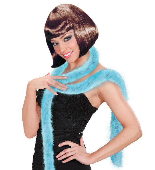 Widmann SRL decoratieve boa blauw