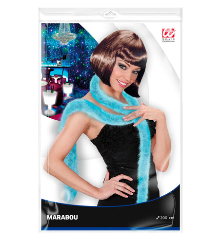 Widmann SRL decoratieve boa blauw