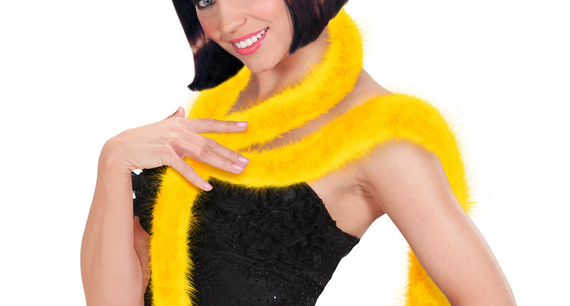 Widmann SRL decoratieve boa geel