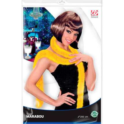 Widmann SRL decoratieve boa geel