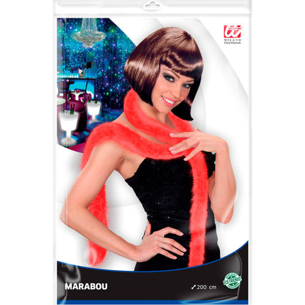 Widmann SRL decoratieve boa rood