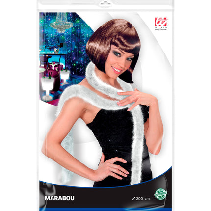 Widmann SRL decoratieve boa wit