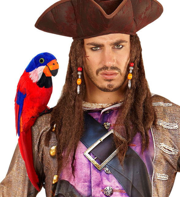 Widmann SRL Decoratieve papegaai piraat