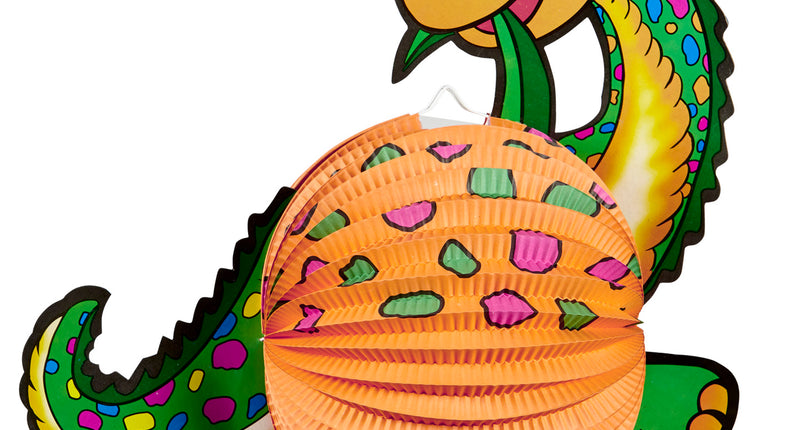 Widmann SRL Dinosaurus lampion voor een feestje