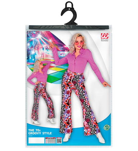 Widmann SRL Disco broek groovy stijl jaren 70 dames