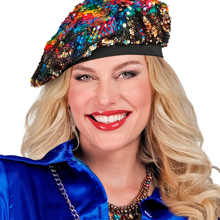 Widmann SRL Disco hippie pet pailletten