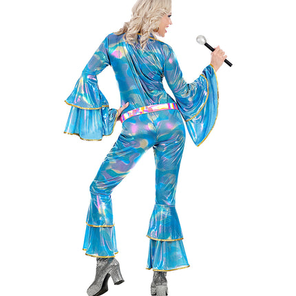 Widmann SRL Disco queen jumpsuit blauw