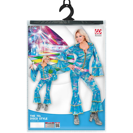 Widmann SRL Disco queen jumpsuit blauw