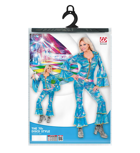 Widmann SRL Disco queen jumpsuit blauw