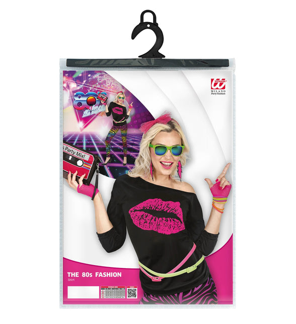 Widmann SRL Disco shirt dames lippenstift