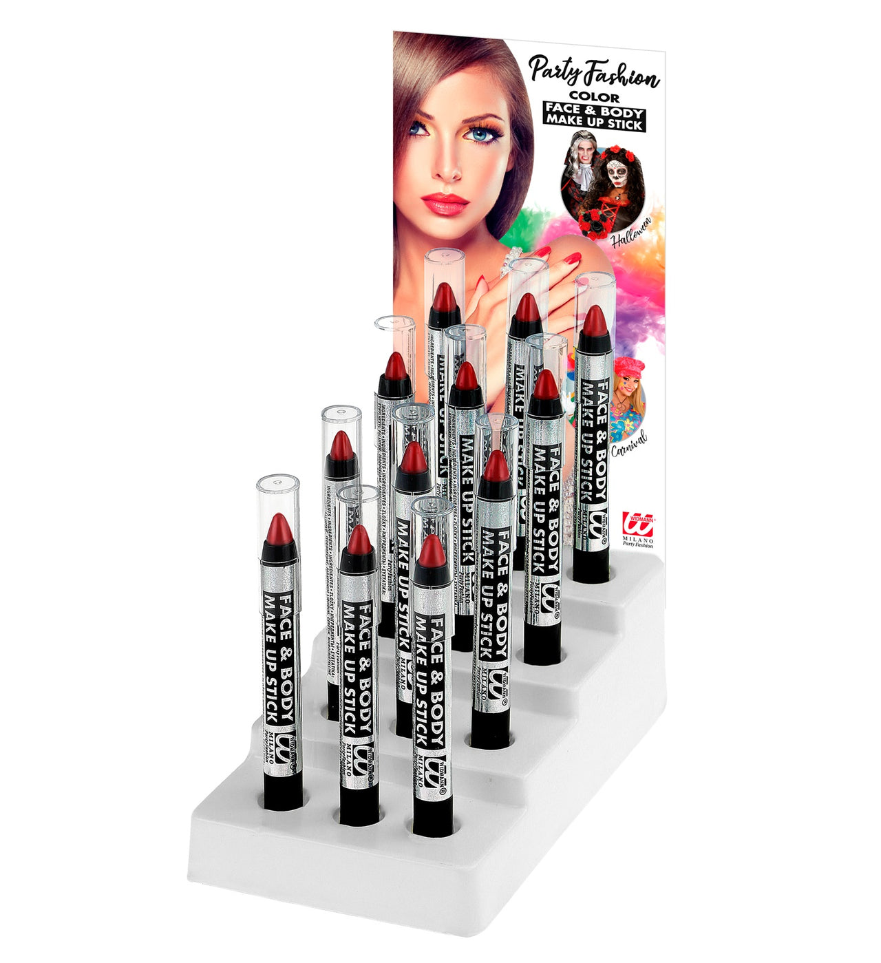 WIDMANN Aqua Makeup, Color Rojo, 004.wd9233d WIDMANN Aqua Makeup, Color Rojo, 004.wd9233d