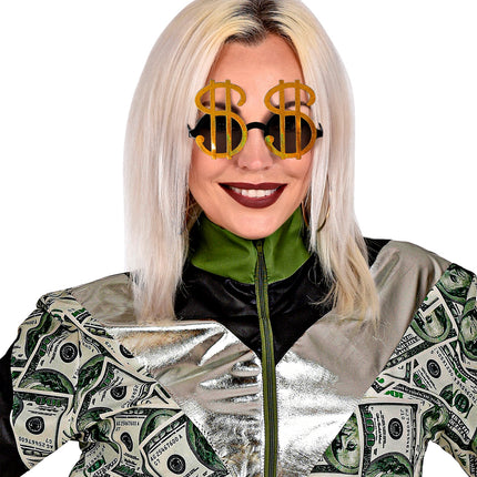 Widmann SRL Dollar bril goud