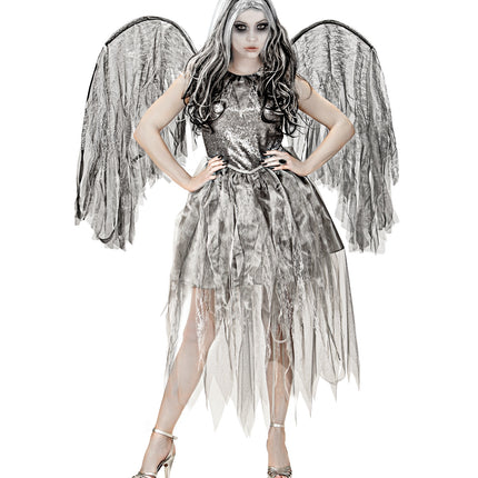 Widmann SRL Donkere engel jurk grijs dames