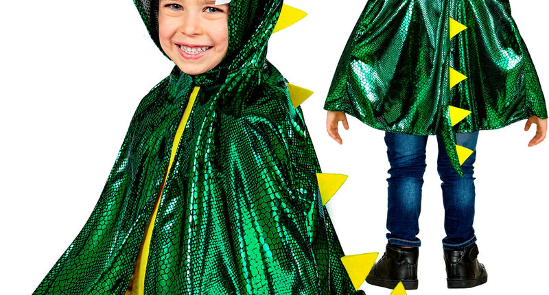 Widmann SRL Draken cape groen kinderen