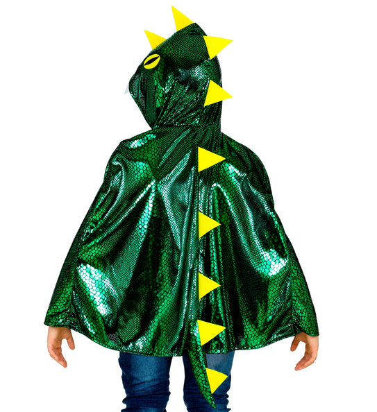 Widmann SRL Draken cape groen kinderen