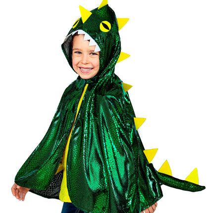 Widmann SRL Draken cape groen kinderen