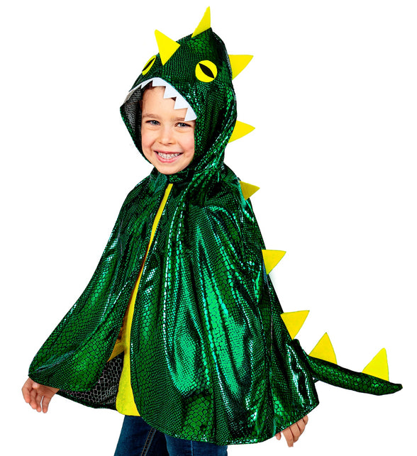 Widmann SRL Draken cape groen kinderen