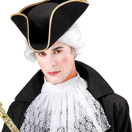 Widmann SRL Driesteek hoed in zwart