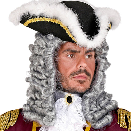 Widmann SRL Driesteek hoed met marabou