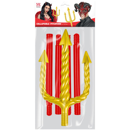 Widmann SRL Drietand goud met rood