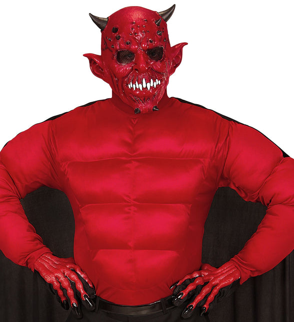 Widmann SRL Duivel handschoenen rood 3d