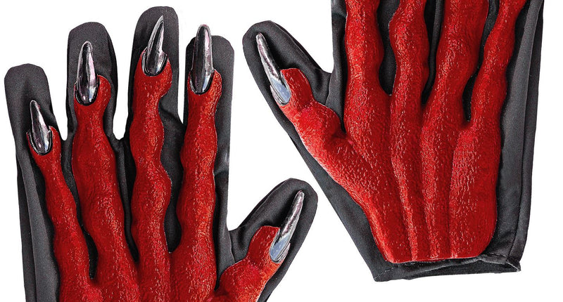 Widmann SRL Duivel handschoenen rood 3d