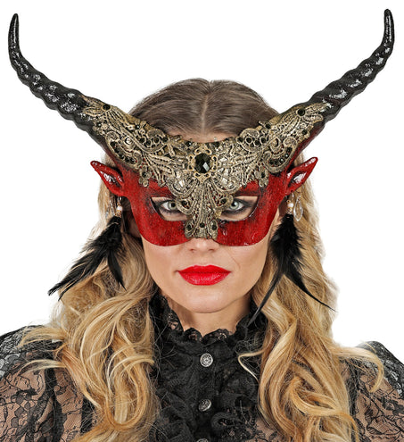 Widmann SRL Duivel masker luxe theater