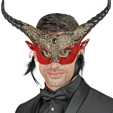 Widmann SRL Duivel masker luxe theater