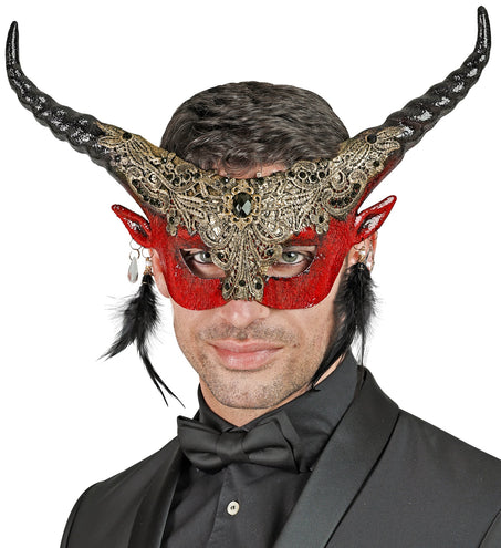 Widmann SRL Duivel masker luxe theater