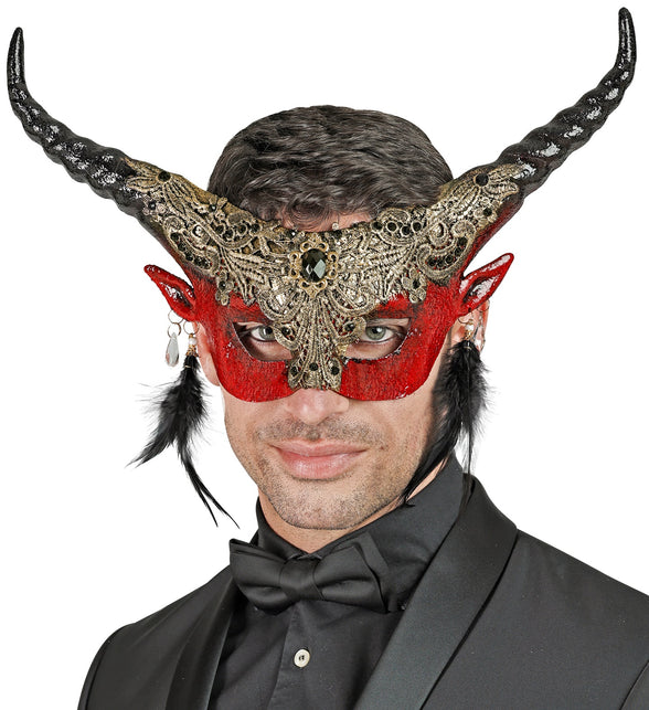 Widmann SRL Duivel masker luxe theater