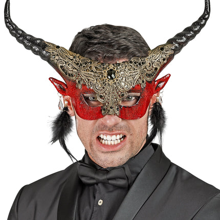 Widmann SRL Duivel masker luxe theater