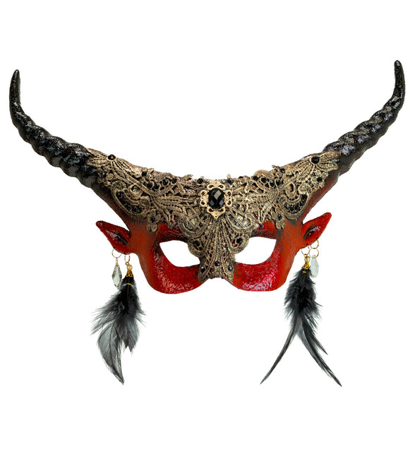 Widmann SRL Duivel masker luxe theater