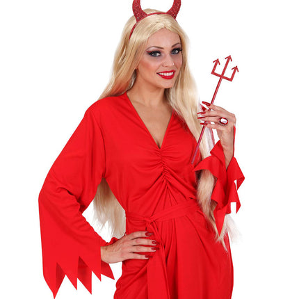 Widmann SRL Duivel oren met drietand glitter