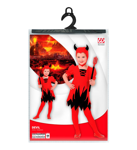 Widmann SRL Duivel pak kind Lucy 104cm