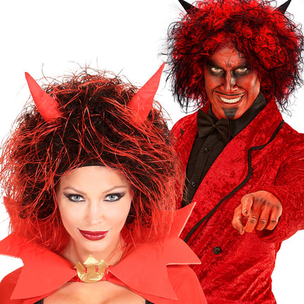 Widmann SRL Duivel pruik Donna