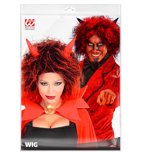 Widmann SRL Duivel pruik Donna