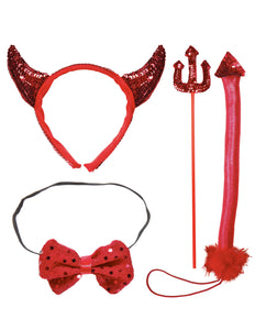 Widmann SRL Duivel set rood compleet