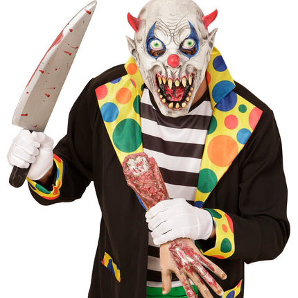 Widmann SRL Duivels clown masker voor kinderen