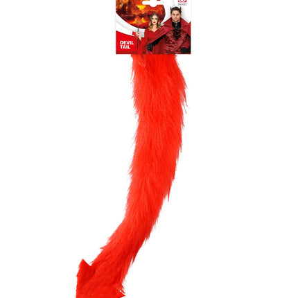 Widmann SRL Duivelstaart rood pluche