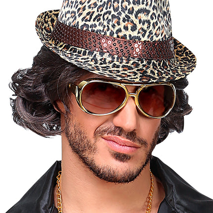 Widmann SRL Elvis bril rock 'n roll goud