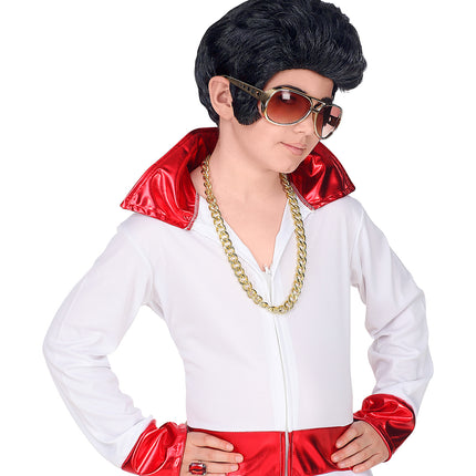 Widmann SRL Elvis pruik rock 'n roll