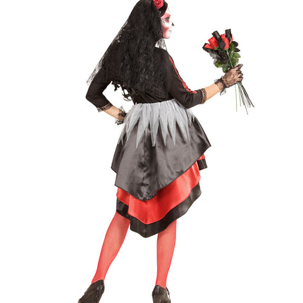 Widmann SRL Enge Bruid Dia De Los Muertos jurk