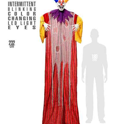 Widmann SRL Enge Clown decoratie 232cm