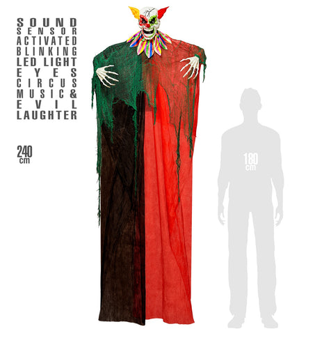 Widmann SRL Enge Clown decoratie 240cm