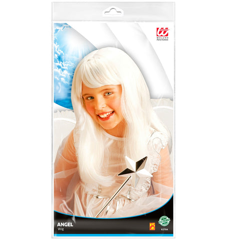 Widmann SRL Engel pruik wit kind