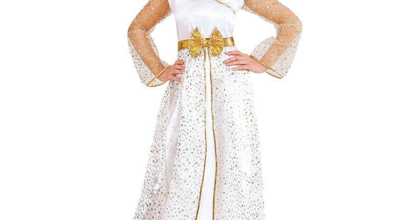 Widmann SRL Engelen jurk met aureooltje