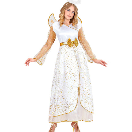 Widmann SRL Engelen jurk met aureooltje