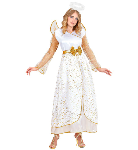 Widmann SRL Engelen jurk met aureooltje